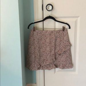 Floral Mini Skirt